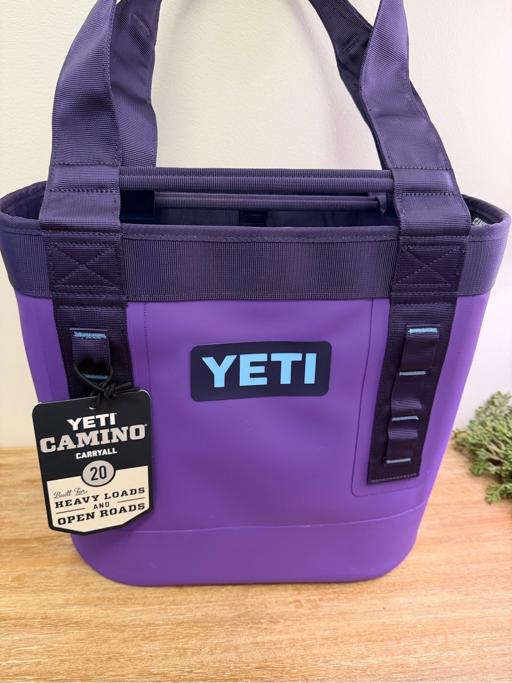 Yeti Camino Carryall 20 in Purple with Purple Straps NWT